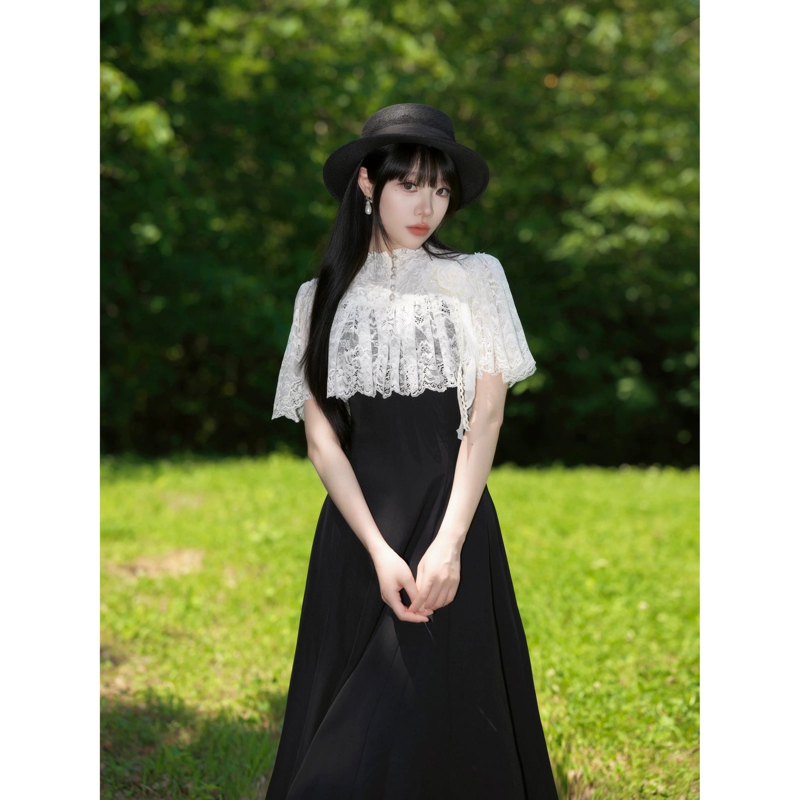 伯爵のお嬢様のケープワンピース – ManusMachina