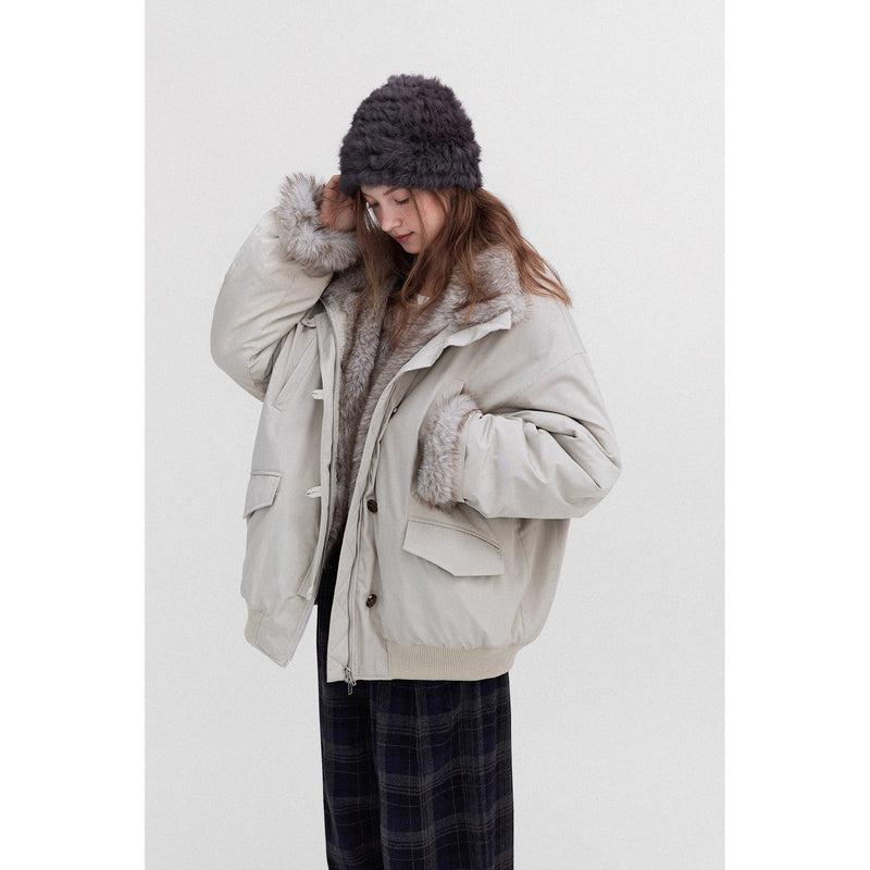 Nordic Retro Oversized Parka Jacket