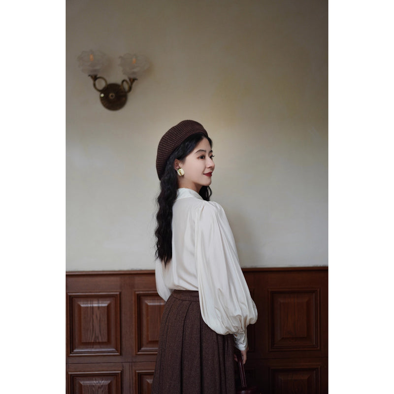 銀幕の貴婦人フレンチレトロブラウス