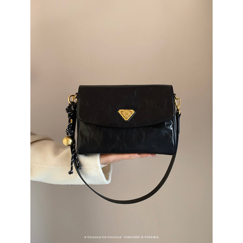 Black Classic Square Shoulder Bag