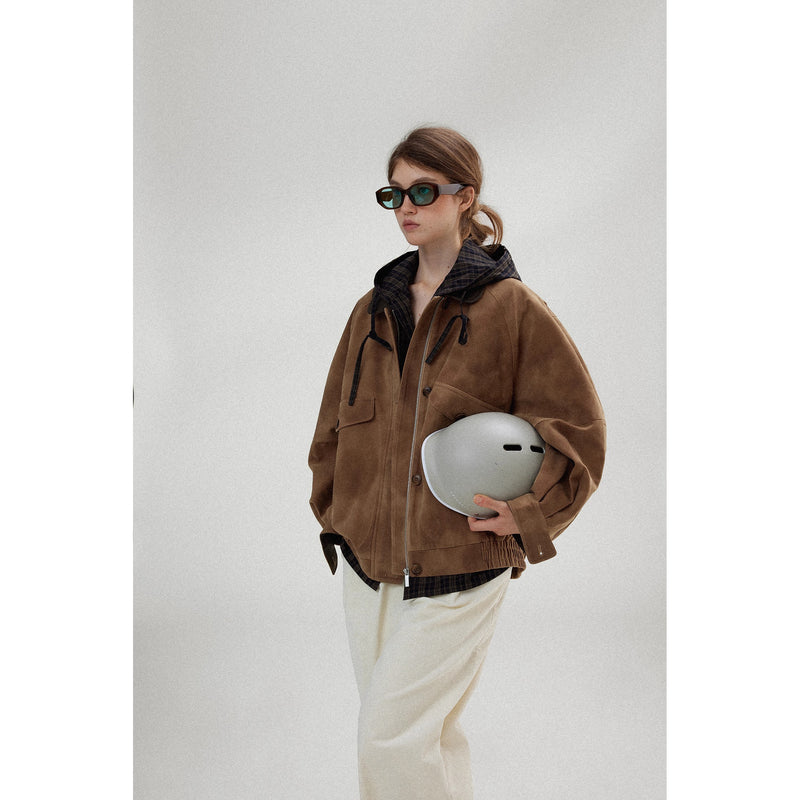 Nordic Retro Suede Jacket