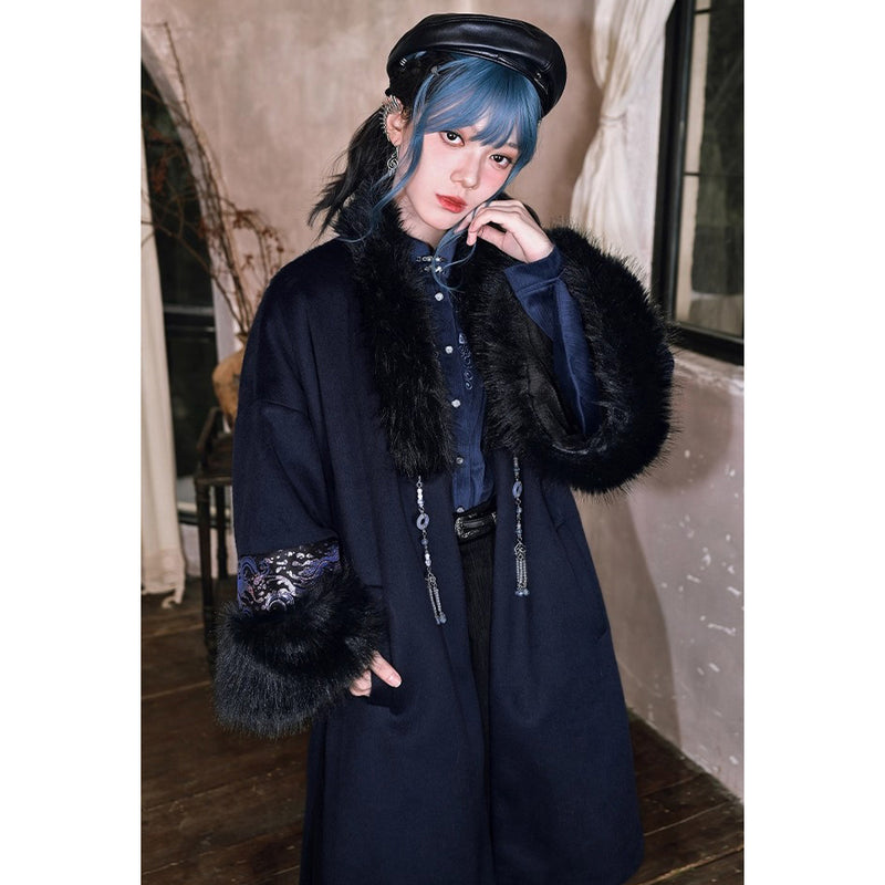 闘魚の挿絵ファーロングコート