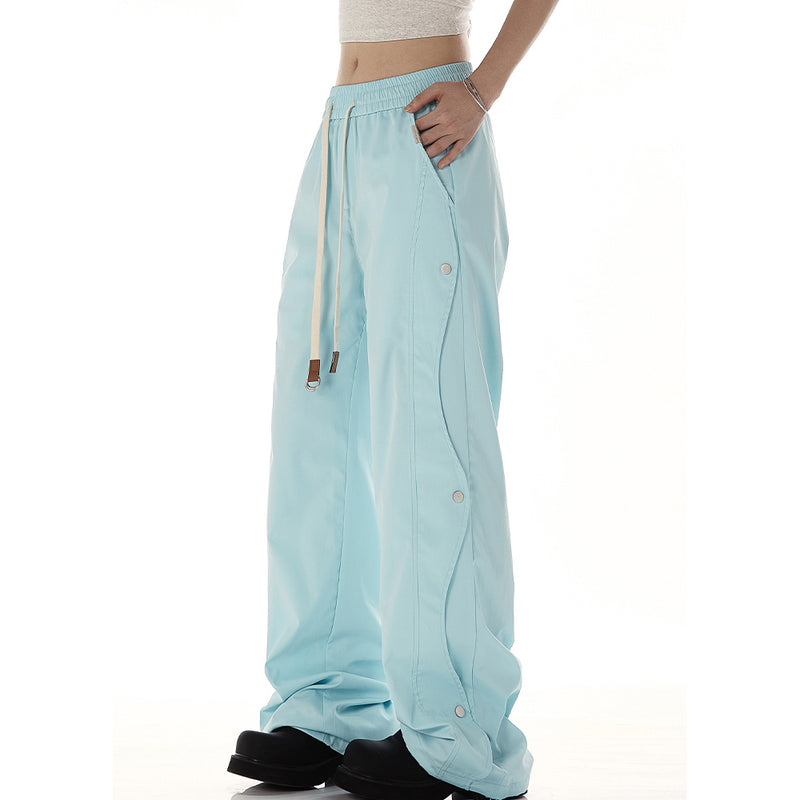 Casual Studded Wide Pants