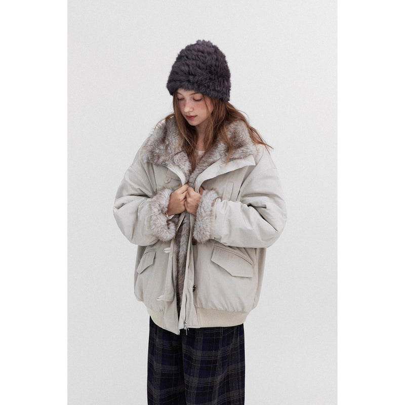 Nordic Retro Oversized Parka Jacket