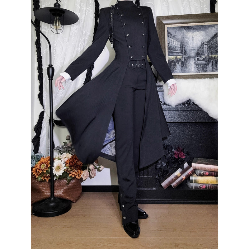 王侯貴族のロングテーラードコート[2026年1月下旬-2月下旬発送予定]