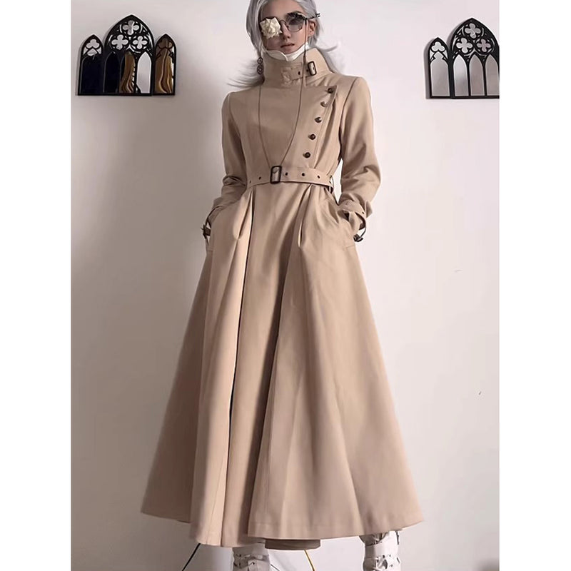 公爵貴族のロングトレンチコート - Beige[2025年11月中旬-12月中旬発送予定]
