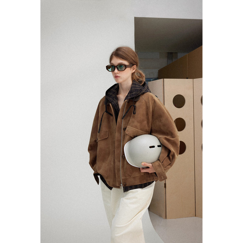 Nordic Retro Suede Jacket