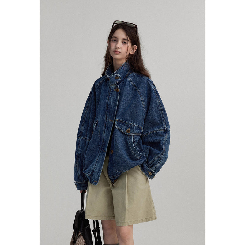 Washed Oversized Denim Jacket