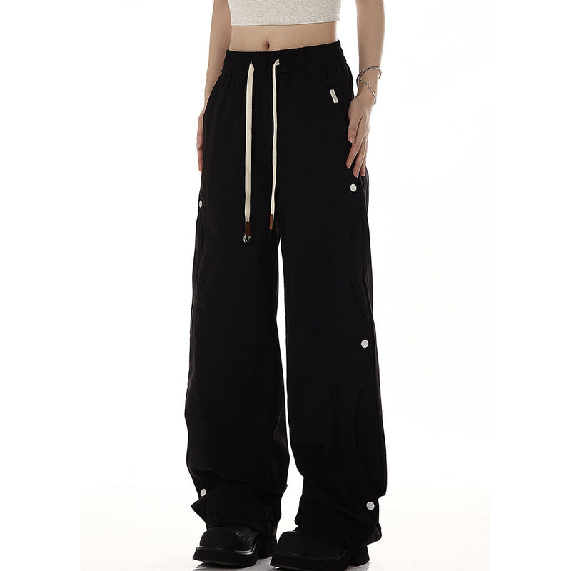 Casual Studded Wide Pants