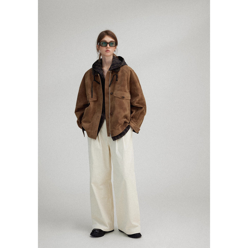 Nordic Retro Suede Jacket