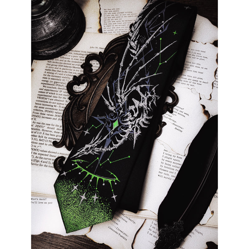 骸骨と銀河のネクタイ[2026年2月下旬-3月下旬発送予定]