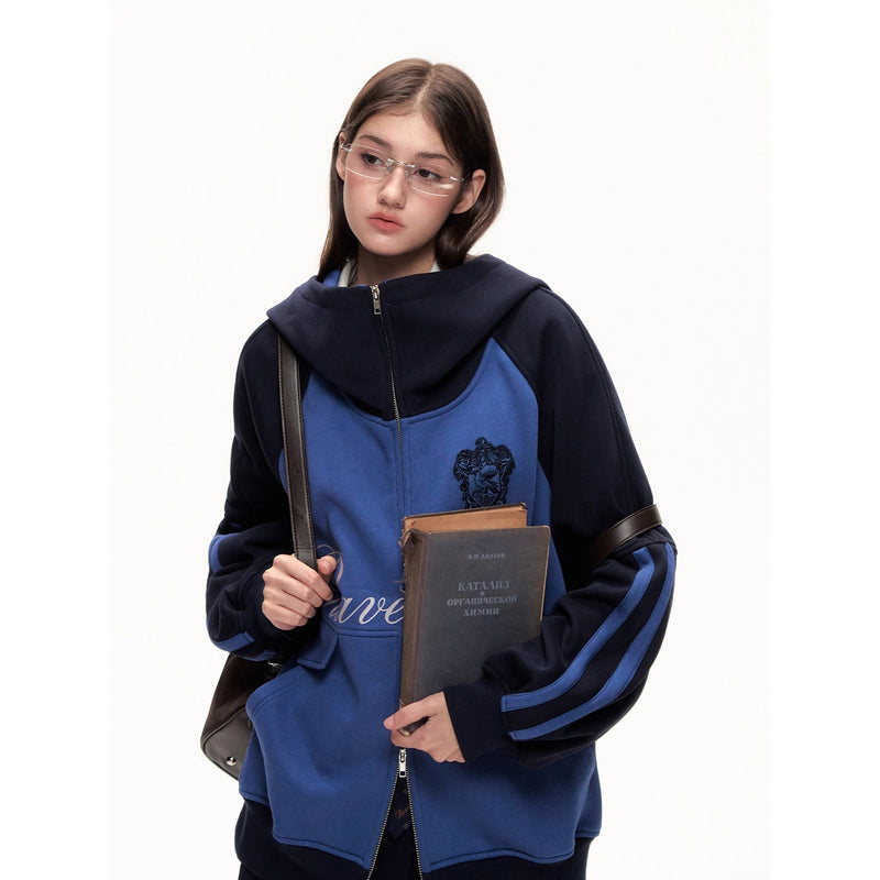 魔法学校のジップアップフーディー