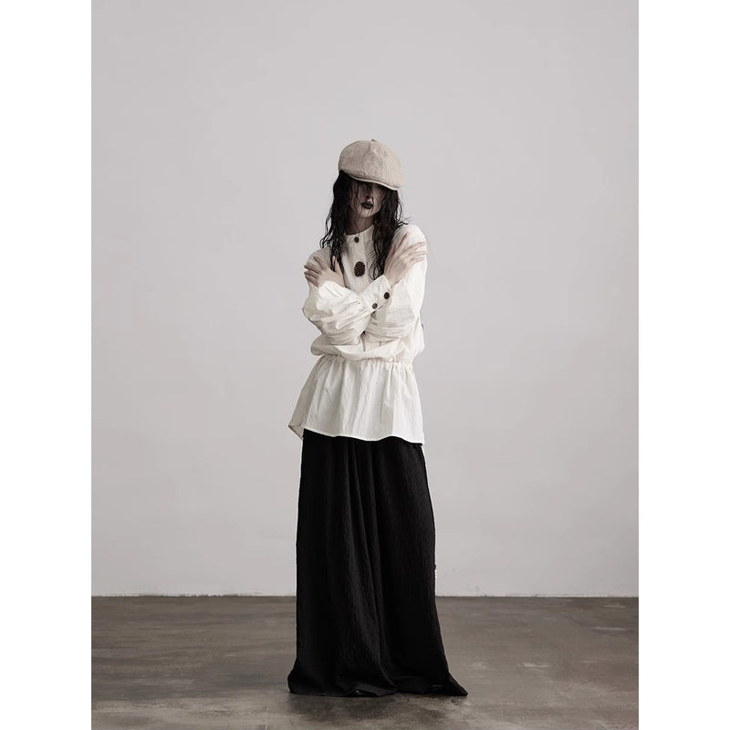 Antique White Classical Blouse