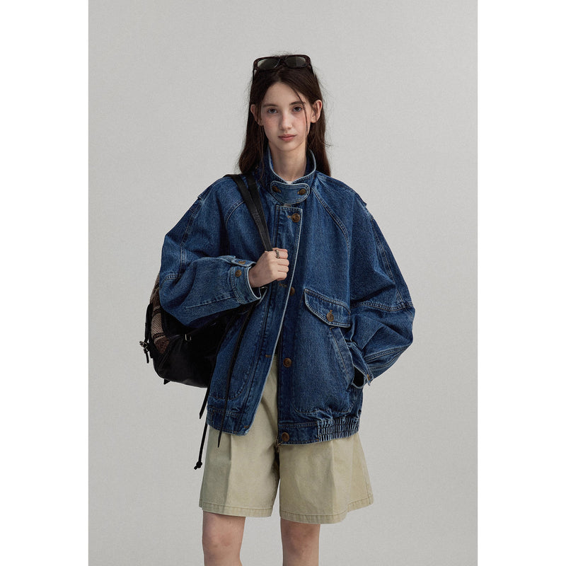 Washed Oversized Denim Jacket