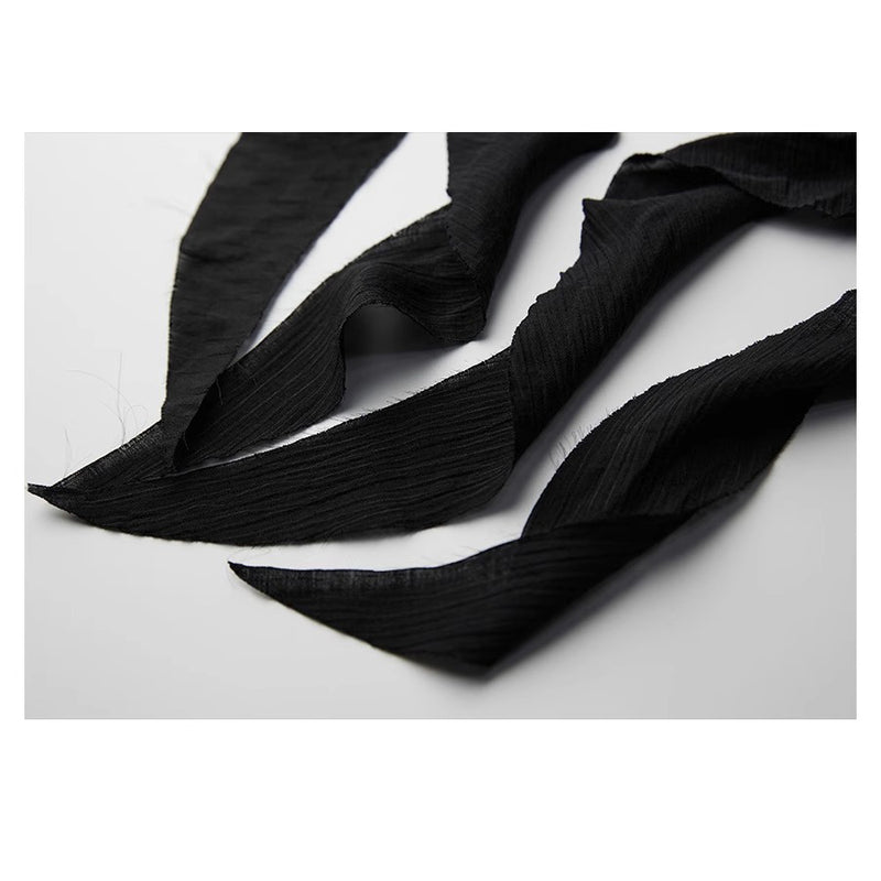 Black Frill Nostalgia Vest