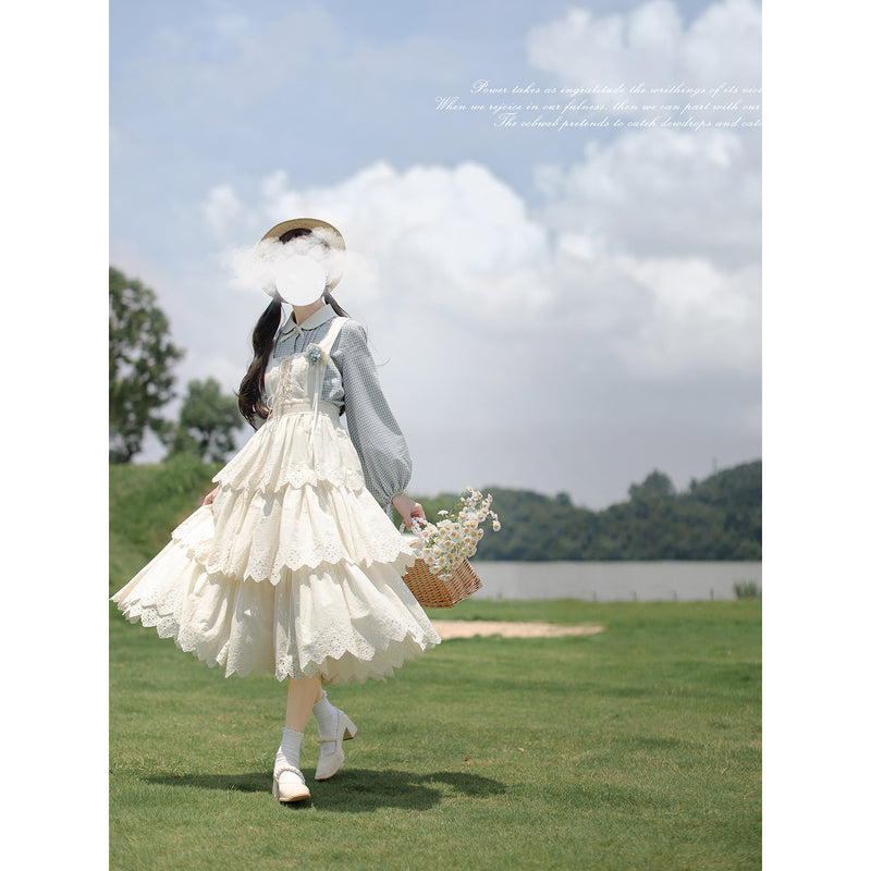 幻想曲を奏でる刺繍ジャンパースカートとブラウス – ManusMachina