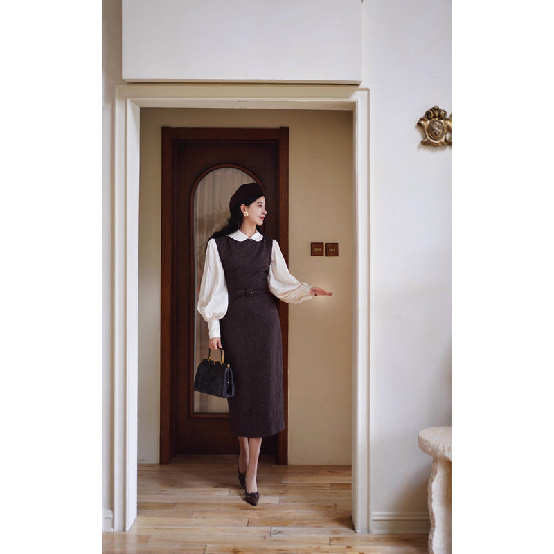 銀幕の貴婦人フレンチレトロブラウス