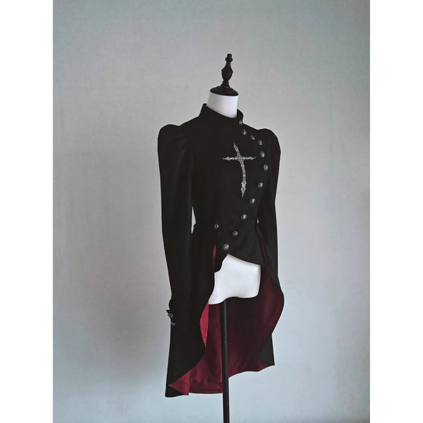 公爵騎士のゴシックテーラードジャケット - Black[2026年4月下旬-5月下旬発送予定]