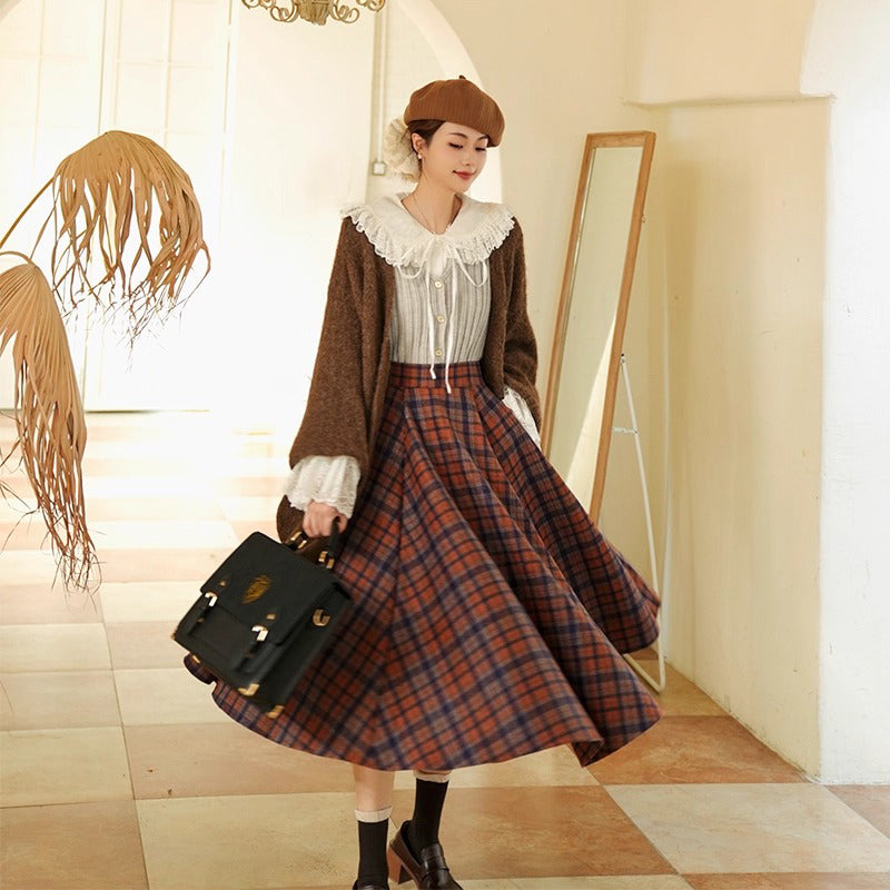 古城のお嬢様のニットカーディガン