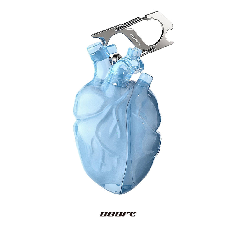 Heart AirPods Case - Light Blue