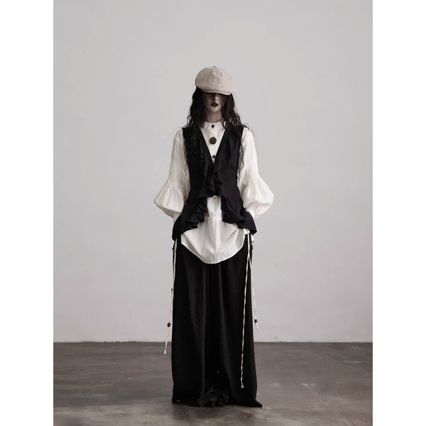 Antique White Classical Blouse