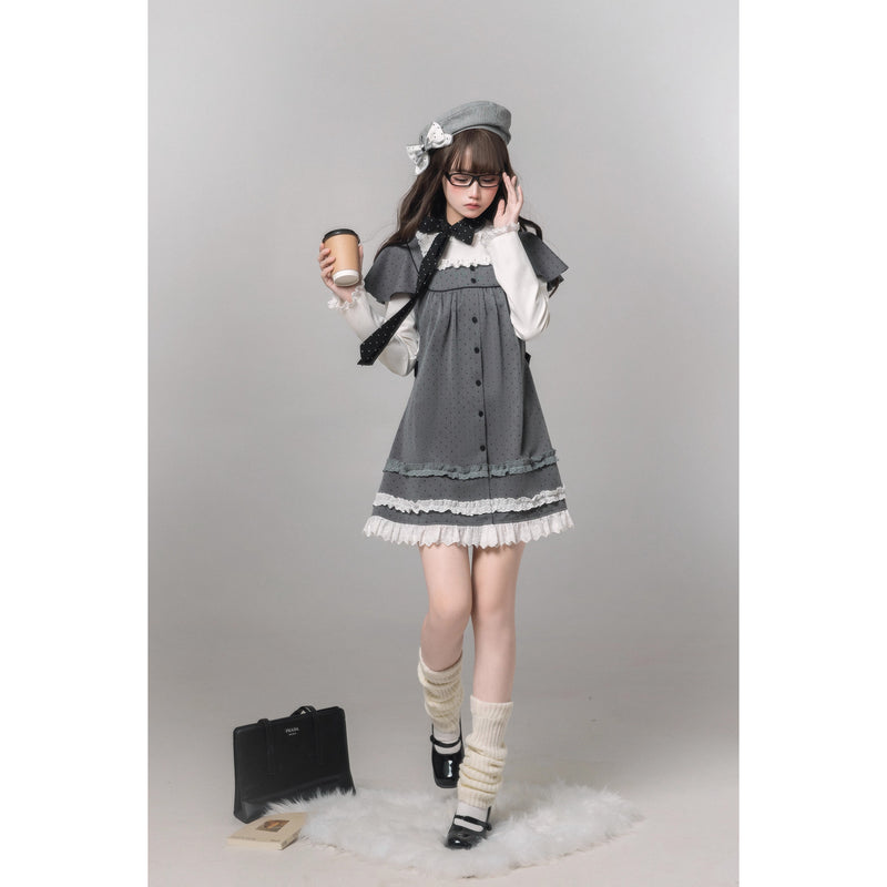 書斎のお嬢様のドッキングワンピース