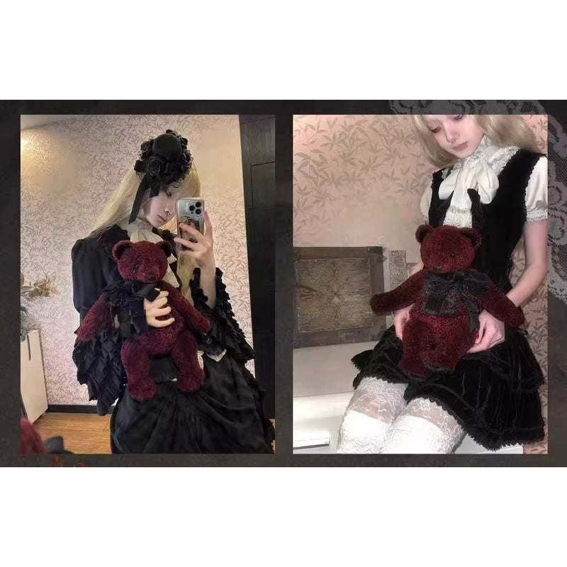 Teddy Bear Bag - Dark Red[2026年3月中旬-4月中旬発送予定]