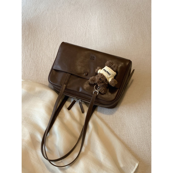 Brown Retro Pillow Bag