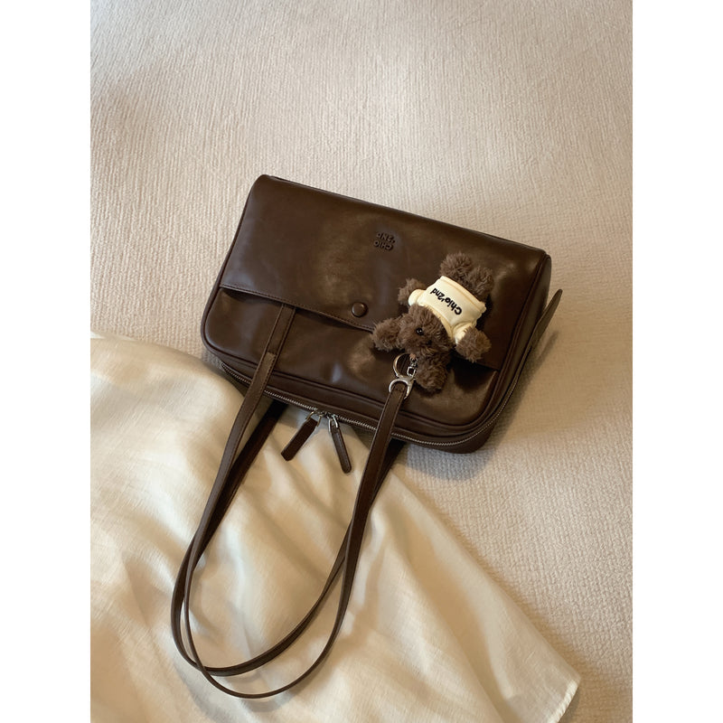 Brown Retro Pillow Bag