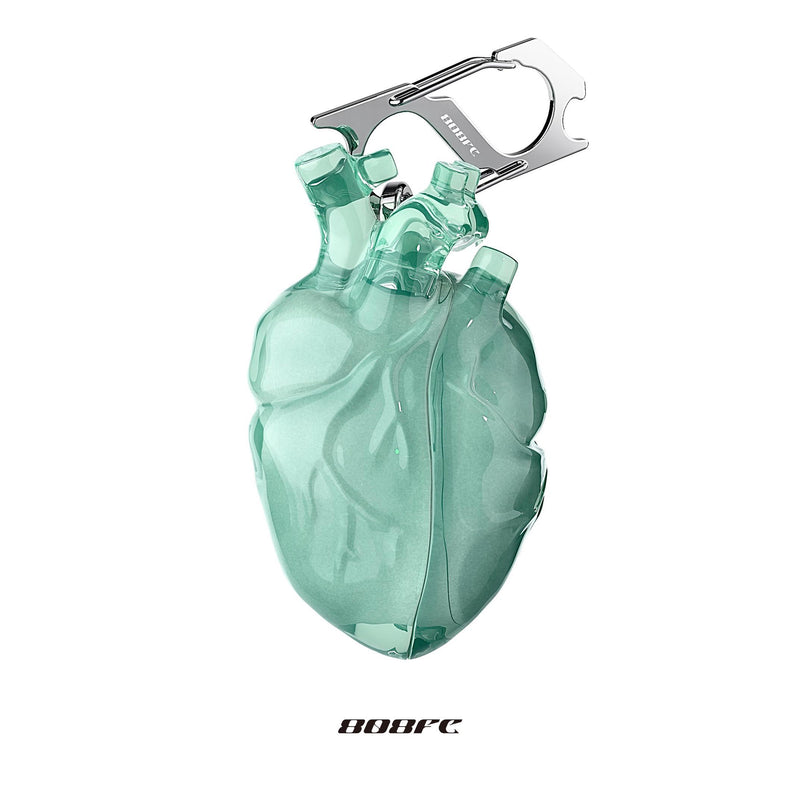 Heart AirPods Case - Spray Green