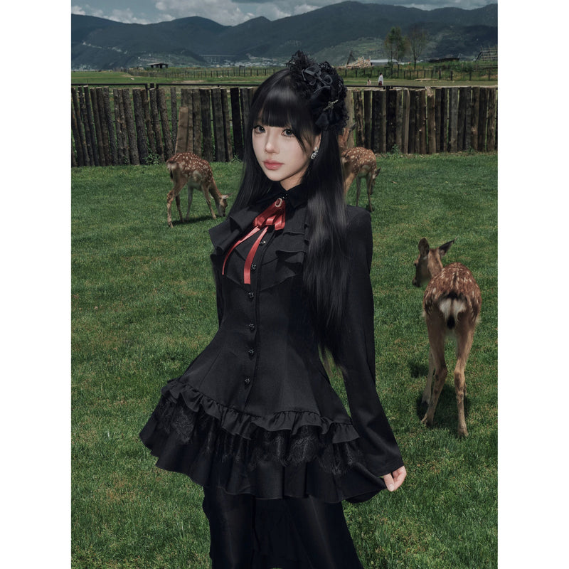 黒薔薇のお嬢様のゴシックワンピース – ManusMachina