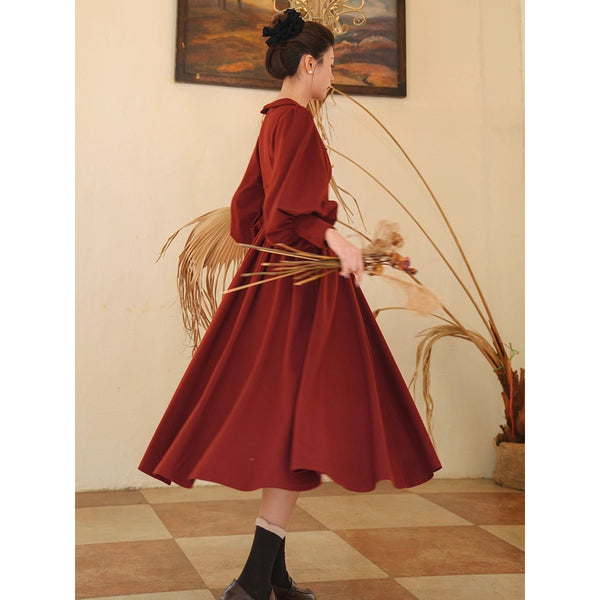 銀幕のお嬢様のクラシカルワンピース