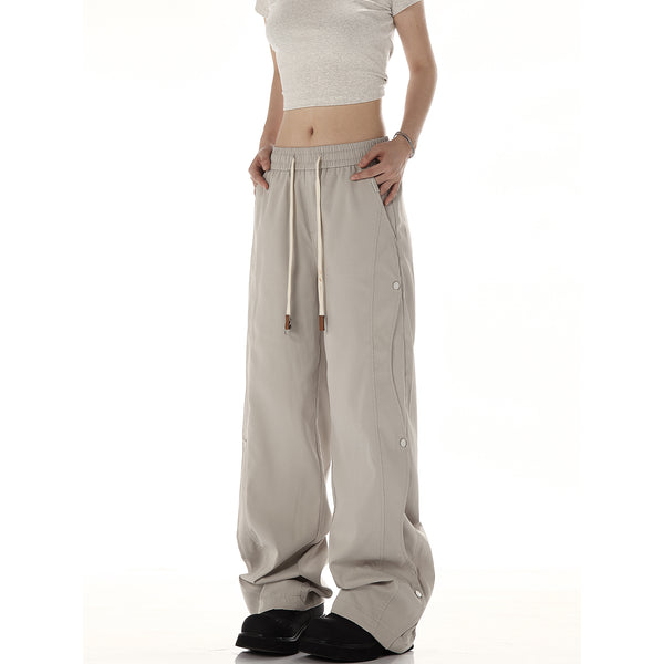 Casual Studded Wide Pants