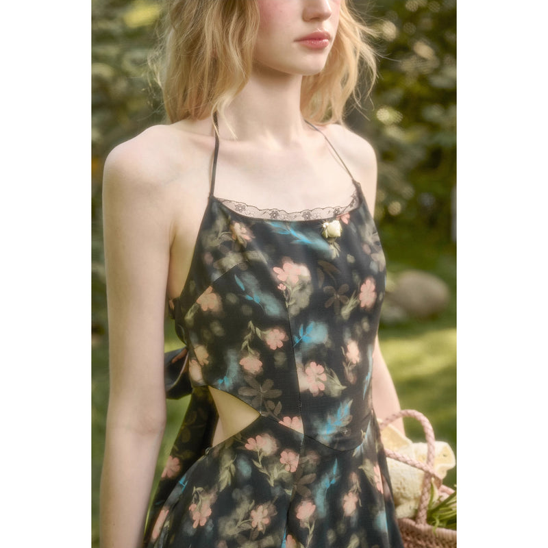 Fantasy Night Flower Camisole Dress