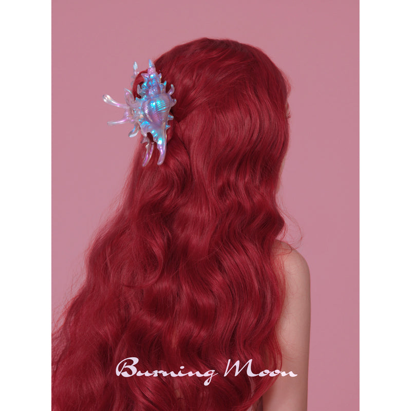 貝殻のヘアクリップ