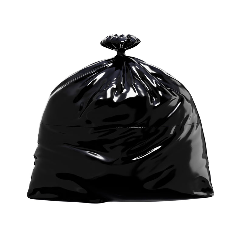 Black Garbage Bag AirPods Case