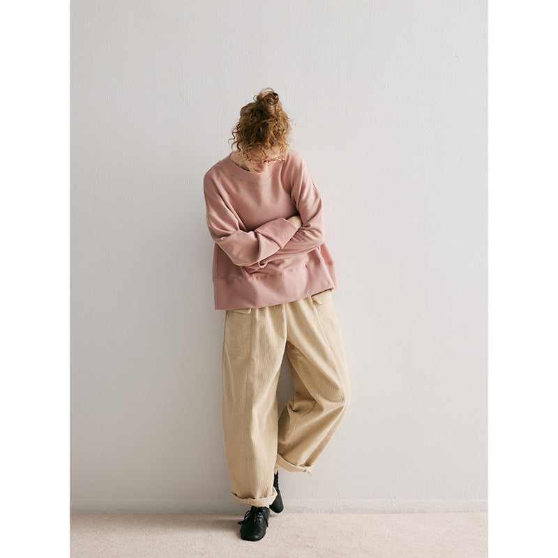 Loose and Wide Corduroy Pants