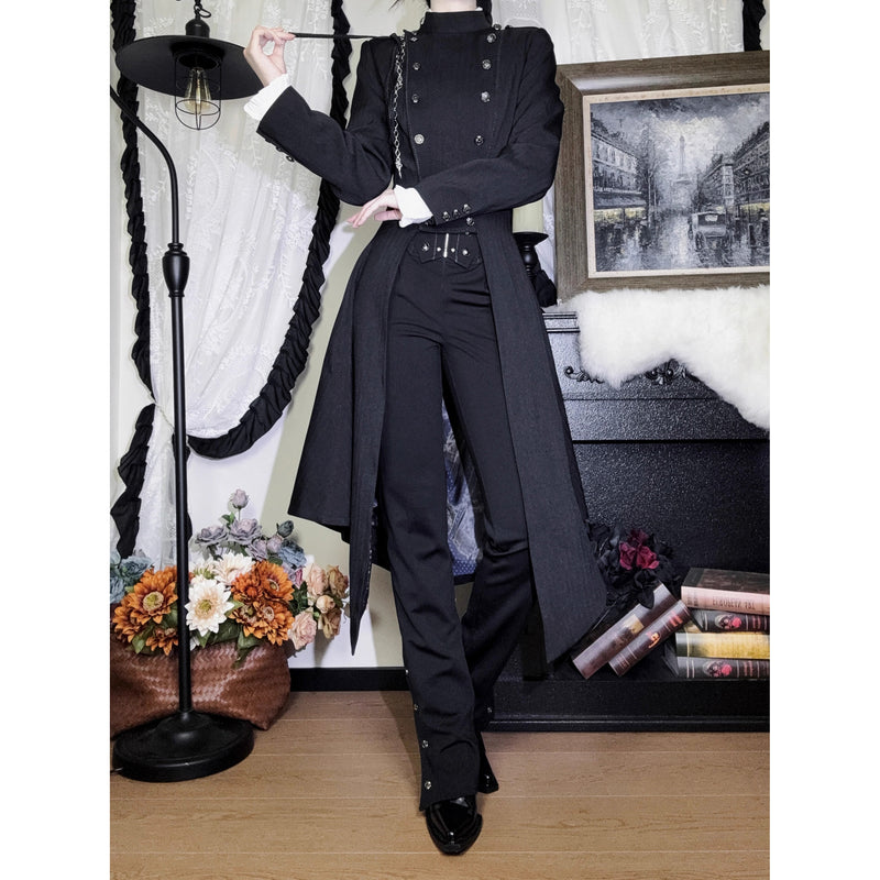 王侯貴族のロングテーラードコート[2026年1月下旬-2月下旬発送予定]