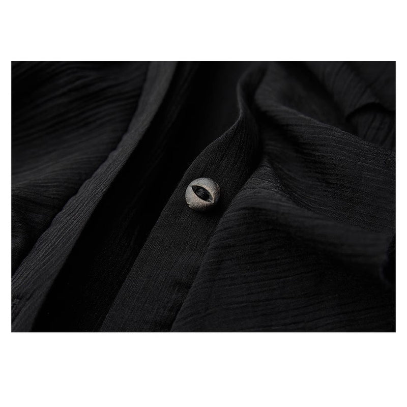 Black Frill Nostalgia Vest