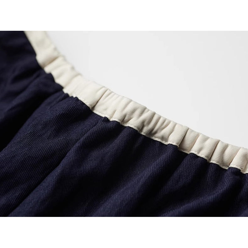 Dark Navy Wide Pants