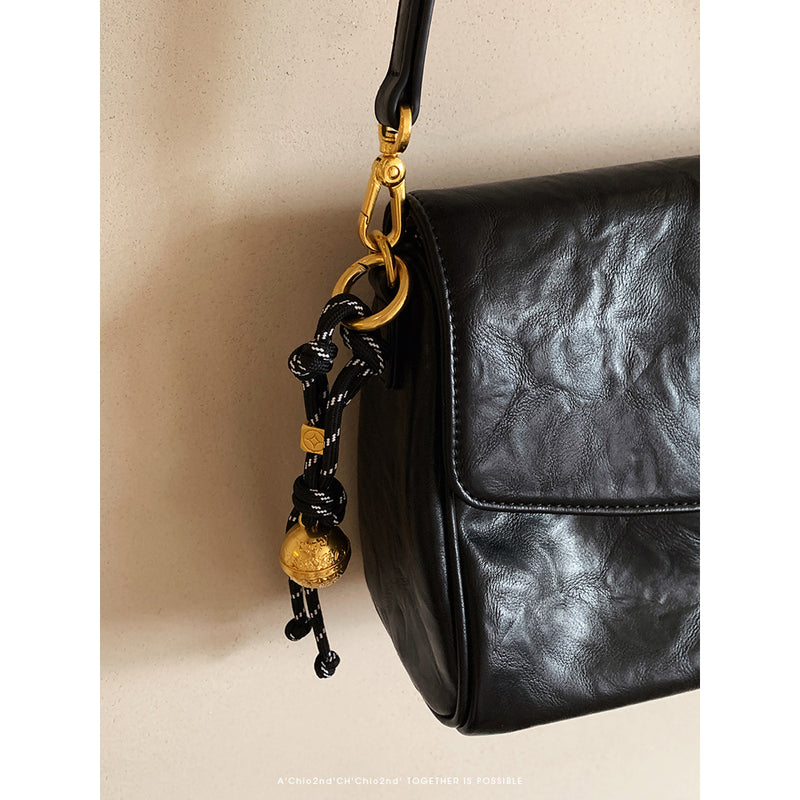 Black Classic Square Shoulder Bag