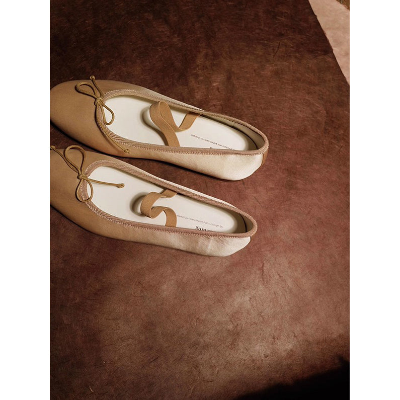 Gradation Ribbon Ballet Shoes