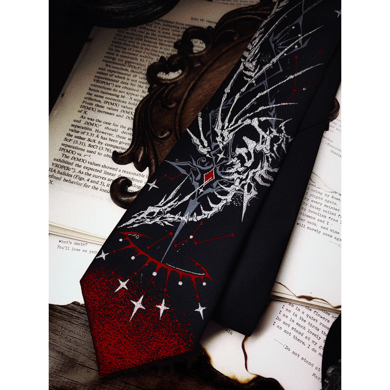 骸骨と銀河のネクタイ[2026年2月下旬-3月下旬発送予定]