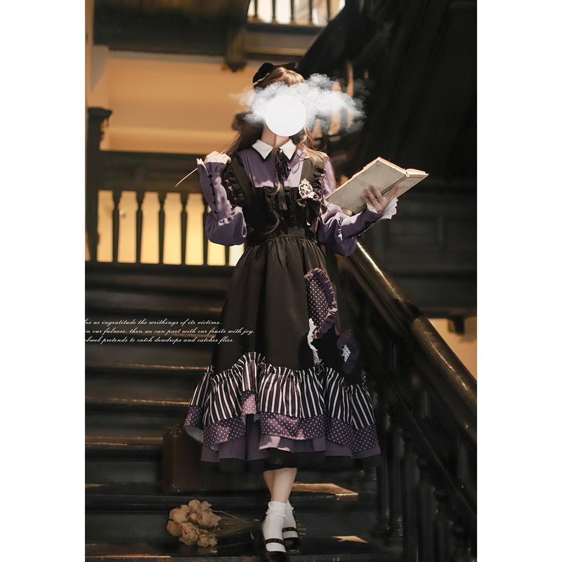 魔法世界のお嬢様のクラシカルワンピースと刺繍エプロン – ManusMachina
