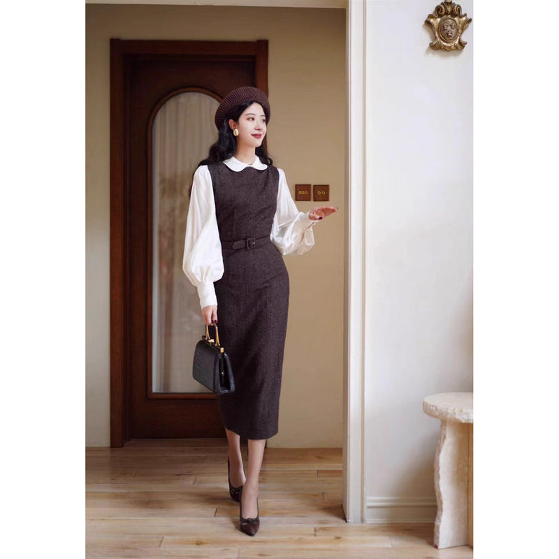 銀幕の貴婦人フレンチレトロブラウス