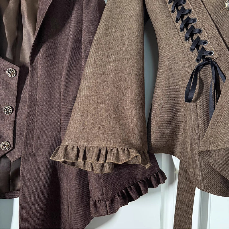 邸宅のお嬢様のテーラードジャケット