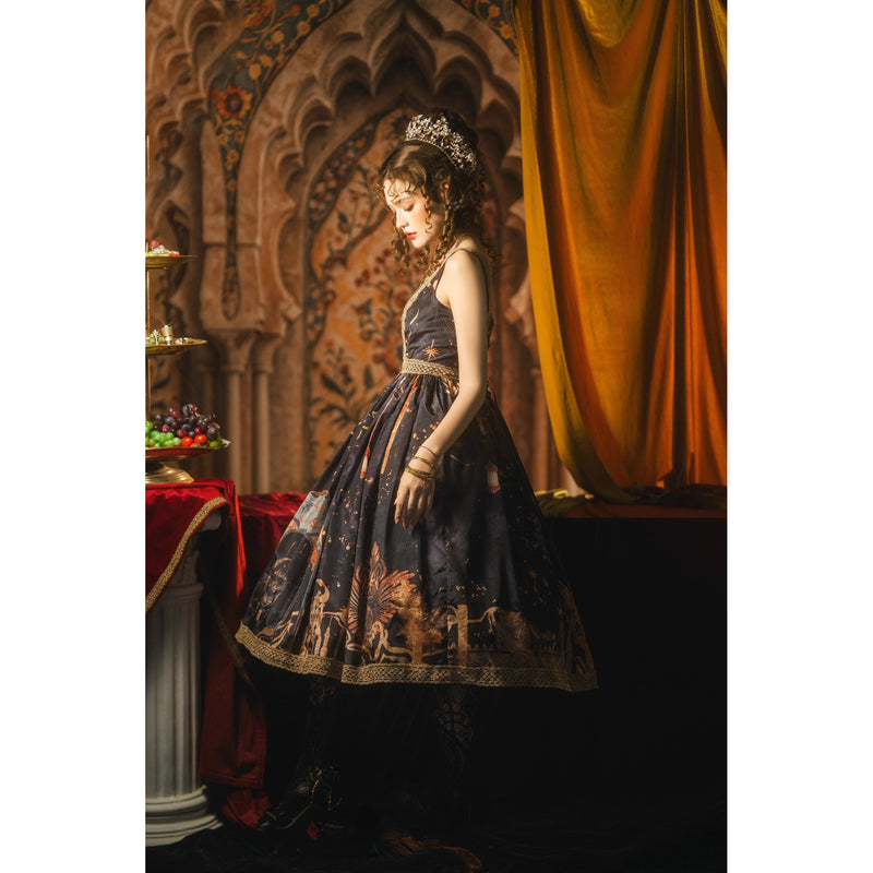 星降る夜のジャンパースカートとチュールショール[2026年3月中旬-4月上旬発送予定]