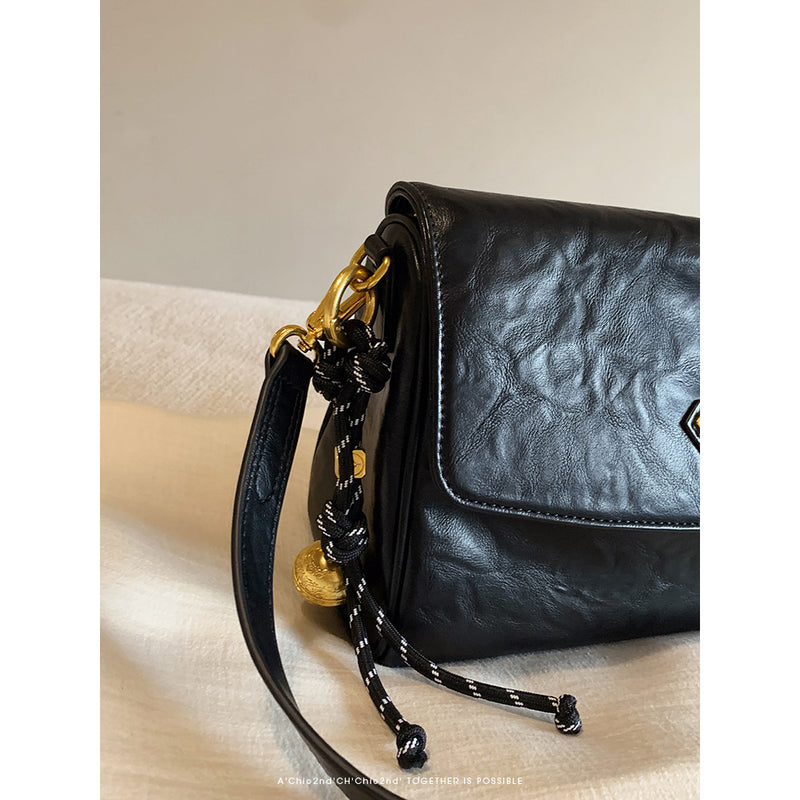 Black Classic Square Shoulder Bag