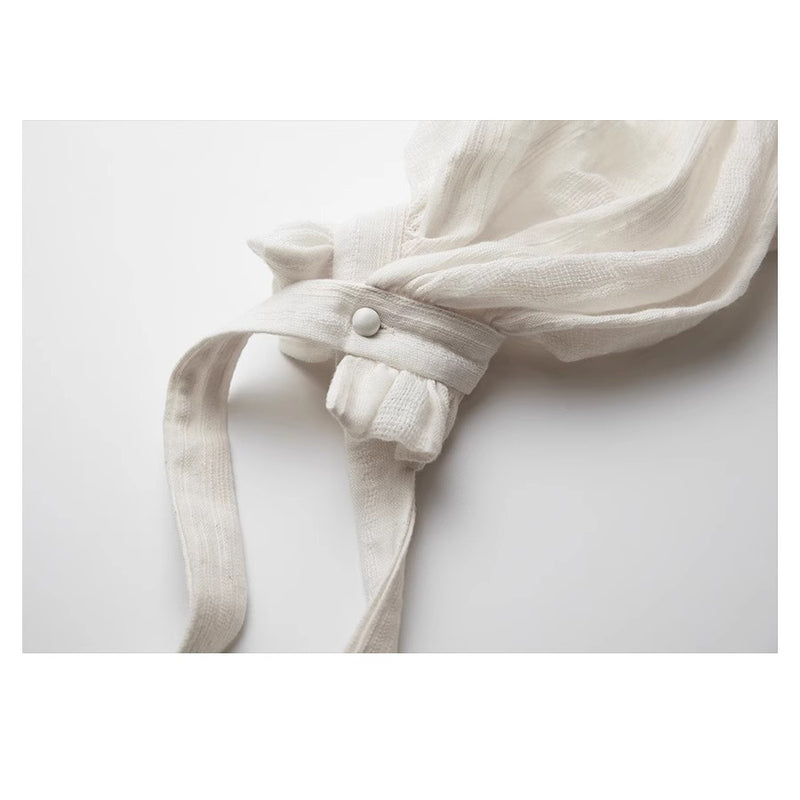 Royal Jacquard Ribbon Blouse