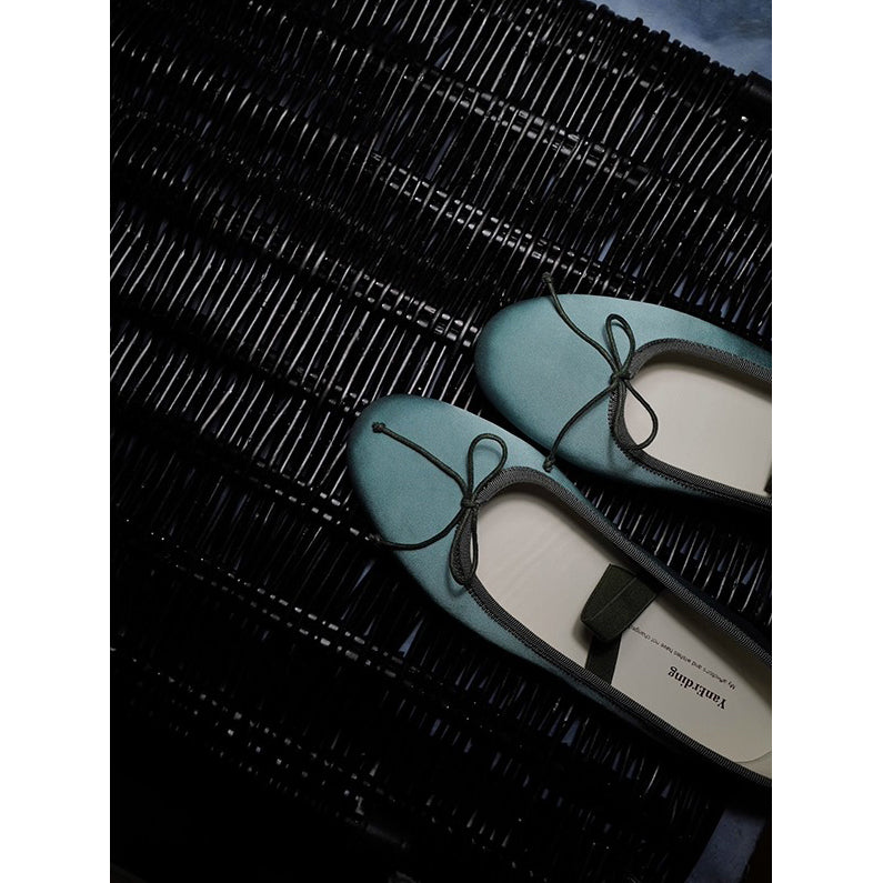 Gradation Ribbon Ballet Shoes